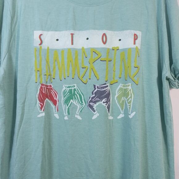 LYRIC CULTURE WOMEN'S SHORT SLEEVE STOP HAMMER TIME GRAPHIC T-SHIRT SIZE 2X - Picture 3 of 7